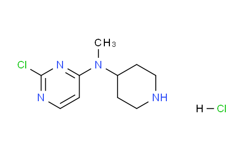 CAS No. 1261231-36-0, 2-Chloro-N-methyl-N-(piperidin-4-yl)pyrimidin-4-amine hydrochloride