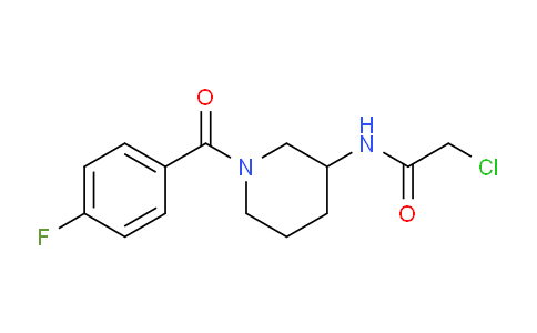 CAS No. 1146080-30-9, 2-Chloro-N-[1-(4-fluoro-benzoyl)-piperidin-3-yl]-acetamide
