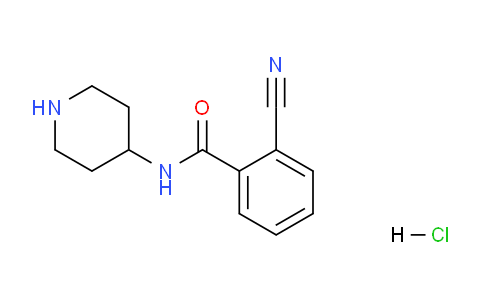 CAS No. 1286272-73-8, 2-Cyano-N-(piperidin-4-yl)benzamide hydrochloride