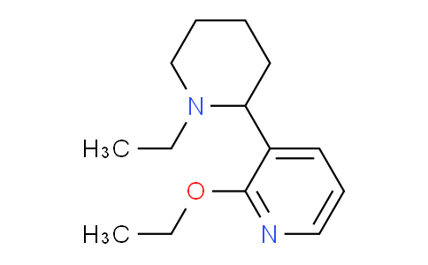 CAS No. 1352500-48-1, 2-Ethoxy-3-(1-ethylpiperidin-2-yl)pyridine