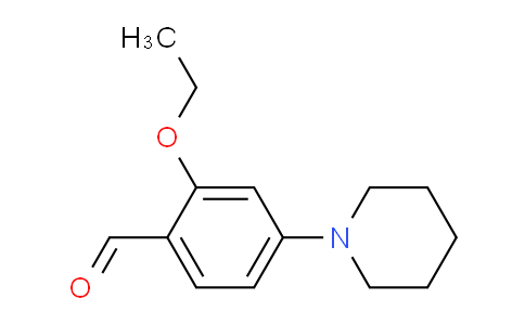 CAS No. 886502-26-7, 2-Ethoxy-4-(piperidin-1-yl)benzaldehyde