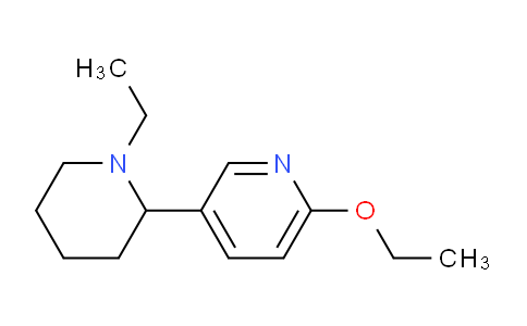 CAS No. 1352500-25-4, 2-Ethoxy-5-(1-ethylpiperidin-2-yl)pyridine