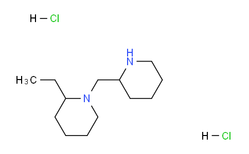 CAS No. 1219963-89-9, 2-Ethyl-1-(piperidin-2-ylmethyl)piperidine dihydrochloride