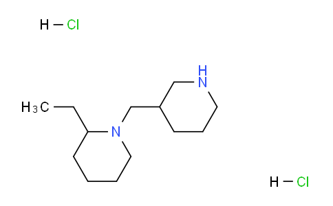 CAS No. 1220037-97-7, 2-Ethyl-1-(piperidin-3-ylmethyl)piperidine dihydrochloride
