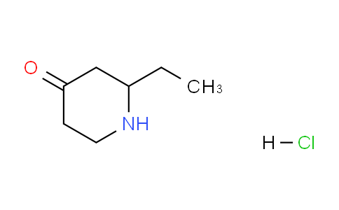 CAS No. 1245643-87-1, 2-Ethylpiperidin-4-one hydrochloride