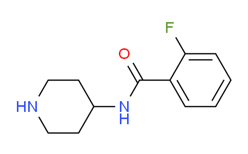 CAS No. 886494-09-3, 2-Fluoro-N-(piperidin-4-yl)benzamide