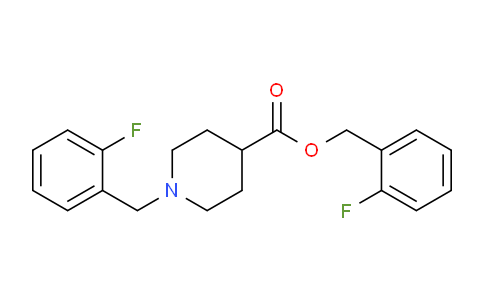 CAS No. 1261230-74-3, 2-Fluorobenzyl 1-(2-fluorobenzyl)piperidine-4-carboxylate