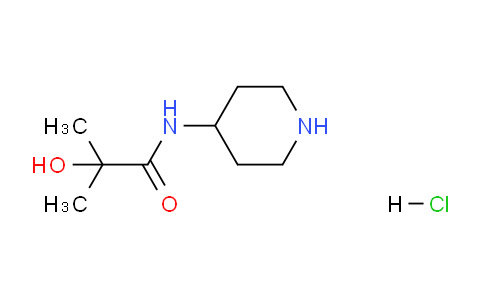 CAS No. 1233955-75-3, 2-Hydroxy-2-methyl-N-(piperidin-4-yl)propanamide hydrochloride