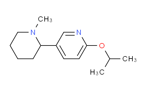 CAS No. 1352494-25-7, 2-Isopropoxy-5-(1-methylpiperidin-2-yl)pyridine