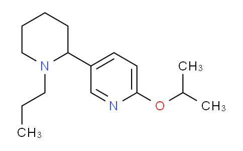 CAS No. 1352537-76-8, 2-Isopropoxy-5-(1-propylpiperidin-2-yl)pyridine