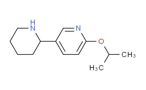 CAS No. 1352489-96-3, 2-Isopropoxy-5-(piperidin-2-yl)pyridine