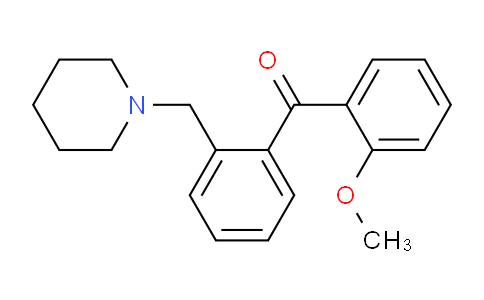 CAS No. 898751-74-1, 2-Methoxy-2'-piperidinomethyl benzophenone