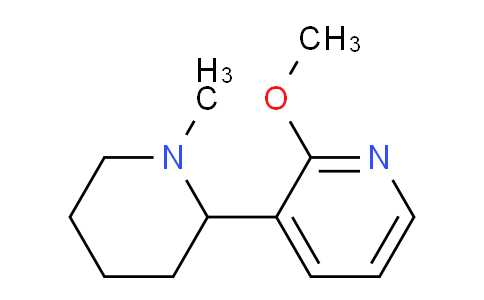 CAS No. 1195202-27-7, 2-Methoxy-3-(1-methylpiperidin-2-yl)pyridine