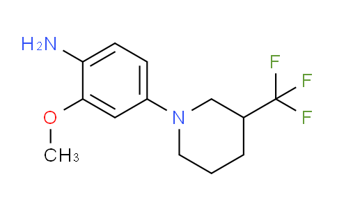 CAS No. 1416351-99-9, 2-Methoxy-4-(3-trifluoromethyl-piperidin-1-yl)aniline