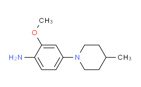 CAS No. 1343635-28-8, 2-Methoxy-4-(4-methylpiperidin-1-yl)aniline
