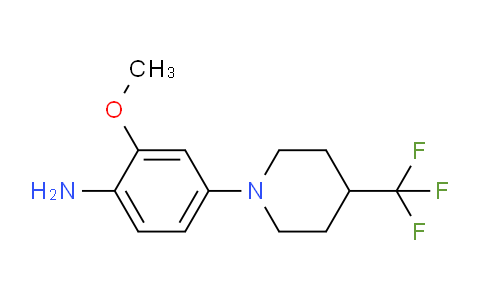 CAS No. 1416352-07-2, 2-Methoxy-4-(4-trifluoromethyl-piperidin-1-yl)-aniline