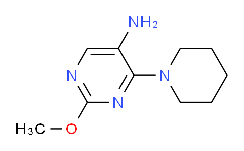 CAS No. 1706454-70-7, 2-Methoxy-4-(piperidin-1-yl)pyrimidin-5-amine