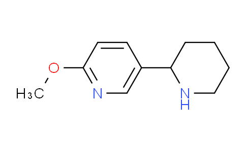 CAS No. 526183-16-4, 2-Methoxy-5-(piperidin-2-yl)pyridine