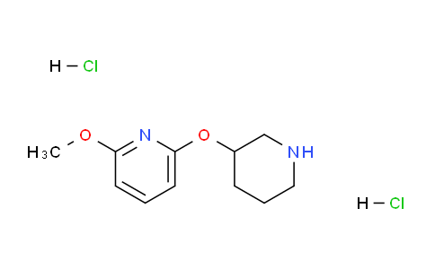 CAS No. 1779128-37-8, 2-Methoxy-6-(piperidin-3-yloxy)pyridine dihydrochloride