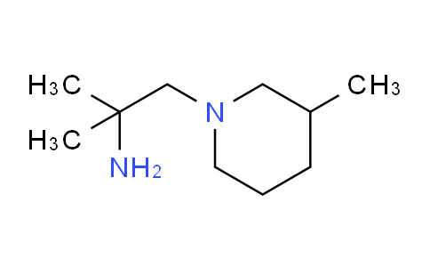 CAS No. 876717-38-3, 2-Methyl-1-(3-methylpiperidin-1-yl)propan-2-amine