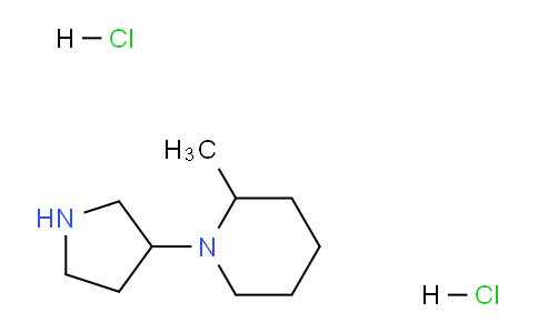 CAS No. 1220017-59-3, 2-Methyl-1-(pyrrolidin-3-yl)piperidine dihydrochloride