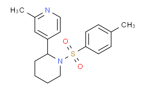 CAS No. 1352522-97-4, 2-Methyl-4-(1-tosylpiperidin-2-yl)pyridine