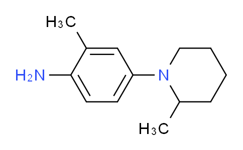 CAS No. 1155017-00-7, 2-Methyl-4-(2-methylpiperidin-1-yl)aniline