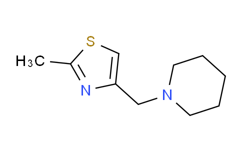 CAS No. 17386-15-1, 2-Methyl-4-(piperidin-1-ylmethyl)thiazole
