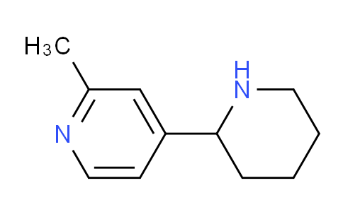 CAS No. 1270404-39-1, 2-Methyl-4-(piperidin-2-yl)pyridine