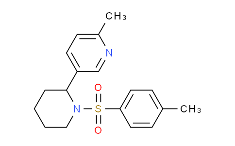 CAS No. 1352541-92-4, 2-Methyl-5-(1-tosylpiperidin-2-yl)pyridine