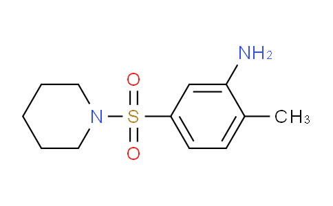 CAS No. 100317-20-2, 2-Methyl-5-(piperidin-1-ylsulfonyl)aniline