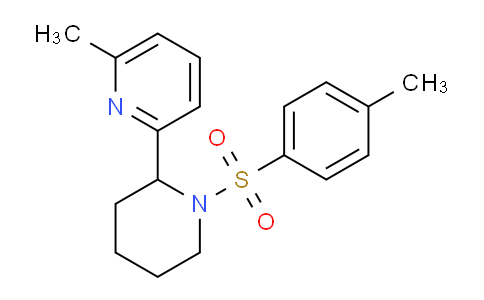 CAS No. 1352508-26-9, 2-Methyl-6-(1-tosylpiperidin-2-yl)pyridine