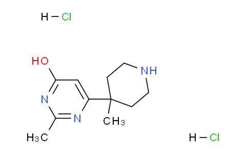 CAS No. 1361112-07-3, 2-Methyl-6-(4-methylpiperidin-4-yl)pyrimidin-4-ol dihydrochloride