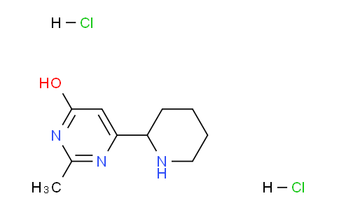 CAS No. 1229625-45-9, 2-Methyl-6-(piperidin-2-yl)pyrimidin-4-ol dihydrochloride