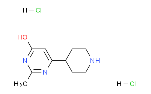 CAS No. 1229627-37-5, 2-Methyl-6-(piperidin-4-yl)pyrimidin-4-ol dihydrochloride