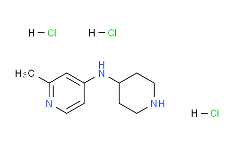 CAS No. 1713160-76-9, 2-Methyl-N-(piperidin-4-yl)pyridin-4-amine trihydrochloride