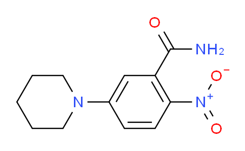 CAS No. 421558-77-2, 2-Nitro-5-(piperidin-1-yl)benzamide