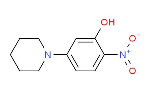 CAS No. 157831-75-9, 2-Nitro-5-(piperidin-1-yl)phenol
