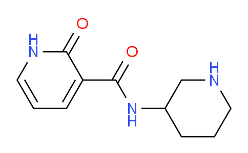 CAS No. 1342457-57-1, 2-Oxo-N-(piperidin-3-yl)-1,2-dihydropyridine-3-carboxamide