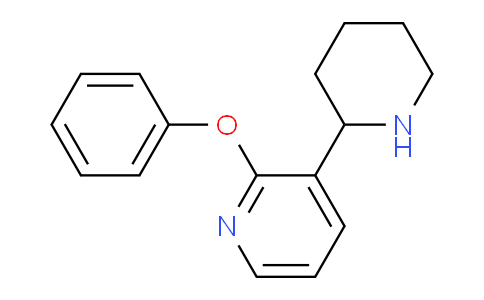 CAS No. 1352504-88-1, 2-Phenoxy-3-(piperidin-2-yl)pyridine