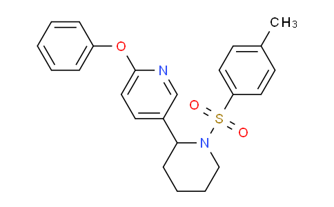 CAS No. 1352531-55-5, 2-Phenoxy-5-(1-tosylpiperidin-2-yl)pyridine