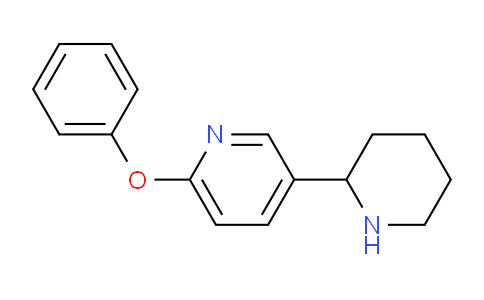 CAS No. 1352514-76-1, 2-Phenoxy-5-(piperidin-2-yl)pyridine