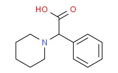 CAS No. 107416-49-9, 2-Phenyl-2-(piperidin-1-yl)acetic acid