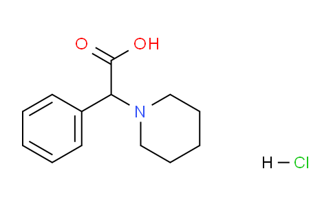 CAS No. 107416-50-2, 2-Phenyl-2-(piperidin-1-yl)acetic acid hydrochloride