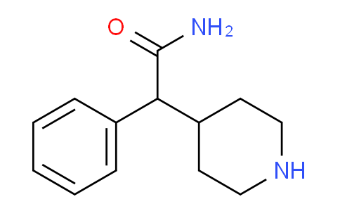 CAS No. 1706432-40-7, 2-Phenyl-2-(piperidin-4-yl)acetamide