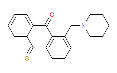 CAS No. 898752-01-7, 2-Piperidinomethyl-2'-thiomethylbenzophenone