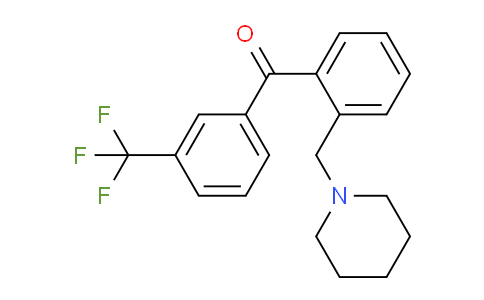 CAS No. 898773-53-0, 2-Piperidinomethyl-3'-trifluoromethylbenzophenone