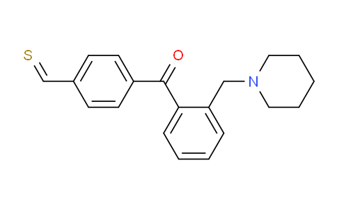 CAS No. 898752-04-0, 2-Piperidinomethyl-4'-thiomethylbenzophenone