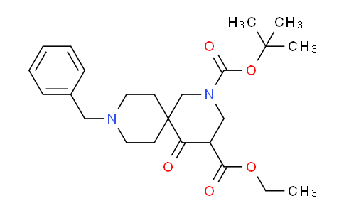 CAS No. 1445950-87-7, 2-tert-Butyl 4-ethyl 9-benzyl-5-oxo-2,9-diazaspiro[5.5]undecane-2,4-dicarboxylate