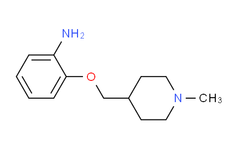 CAS No. 1286275-43-1, 2-[(1-Methylpiperidin-4-yl)methoxy]aniline